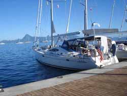 Med mooring in Marina Taina